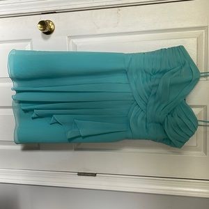 Teal dress. Worn once! Great condition.